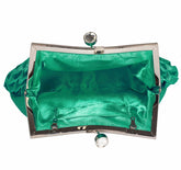 Emerald Crystal Evening Clutch Bag - Majestico Gifts